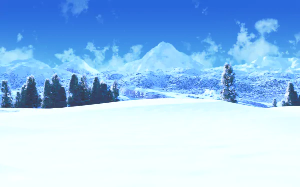 Anime winter winter anime HD Desktop Wallpaper | Background Image