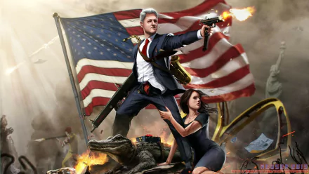  Bill Clinton as &quot;Lady Killer&quot;