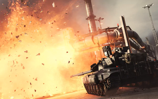 explosion tank video game Battlefield 4 HD Desktop Wallpaper | Background Image