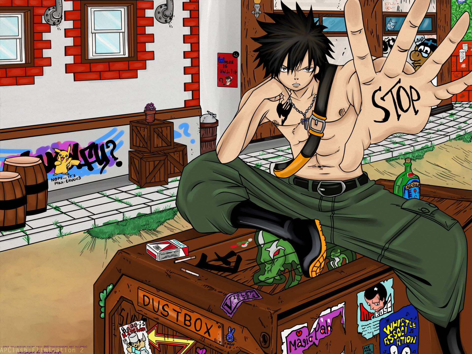Download Gray Fullbuster Anime Fairy Tail HD Wallpaper