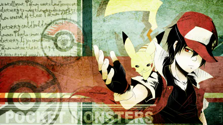 Red (Pokémon) Pikachu video game Pokemon: Red and Blue HD Desktop Wallpaper | Background Image