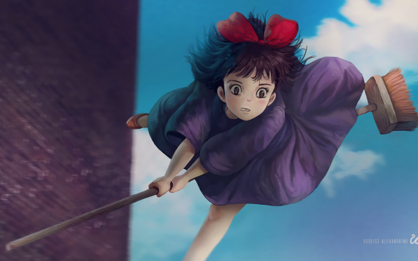 Anime Kiki's Delivery Service Kiki Studio Ghibli HD Wallpaper | Background Image
