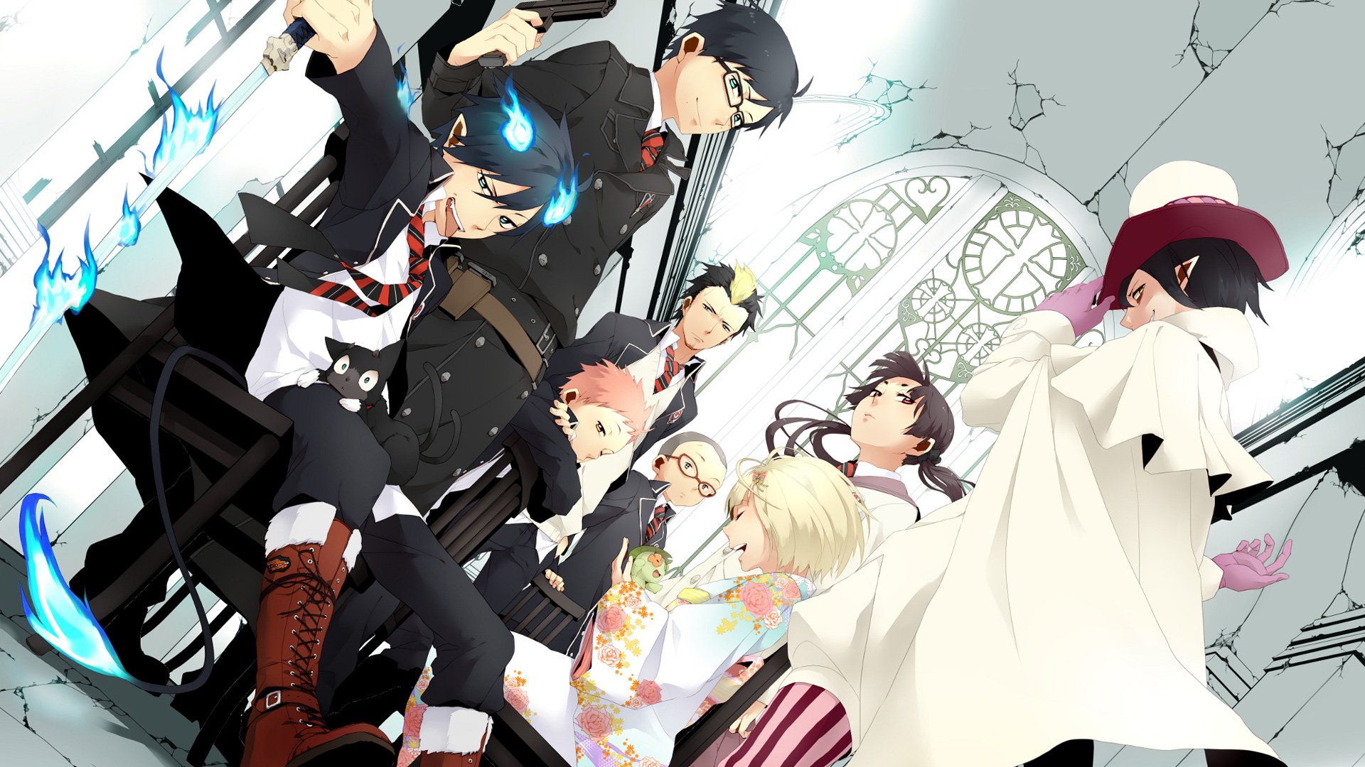 Download Anime Blue Exorcist HD Wallpaper