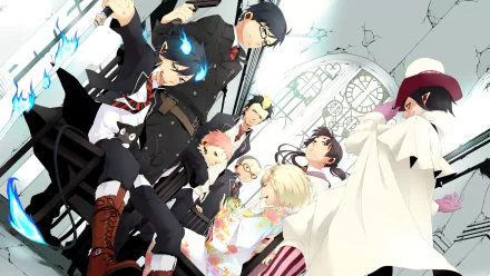Anime Blue Exorcist HD Desktop Wallpaper | Background Image