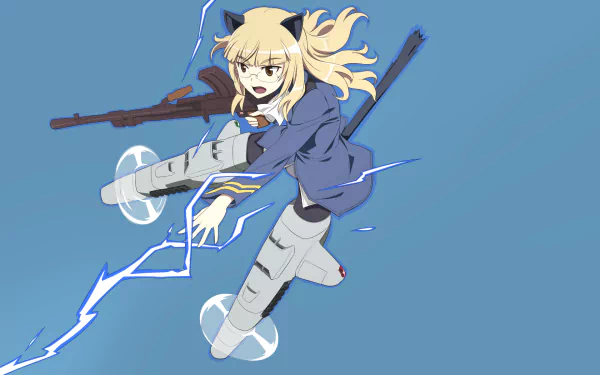 Perrine H. Clostermann Anime Strike Witches HD Desktop Wallpaper | Background Image