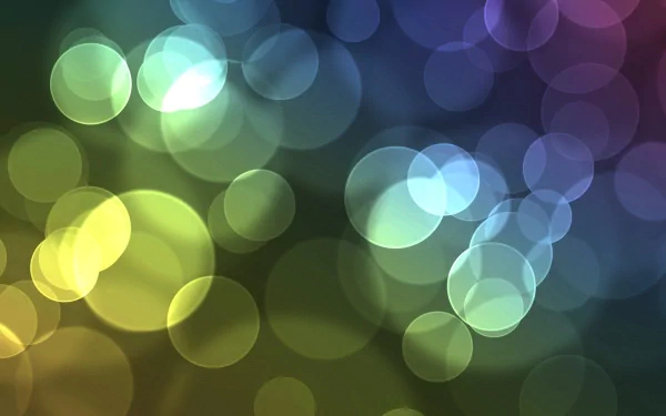 An abstract HD wallpaper featuring colorful circles that blend softly into each other, creating a vibrant and visually engaging background for desktop use.