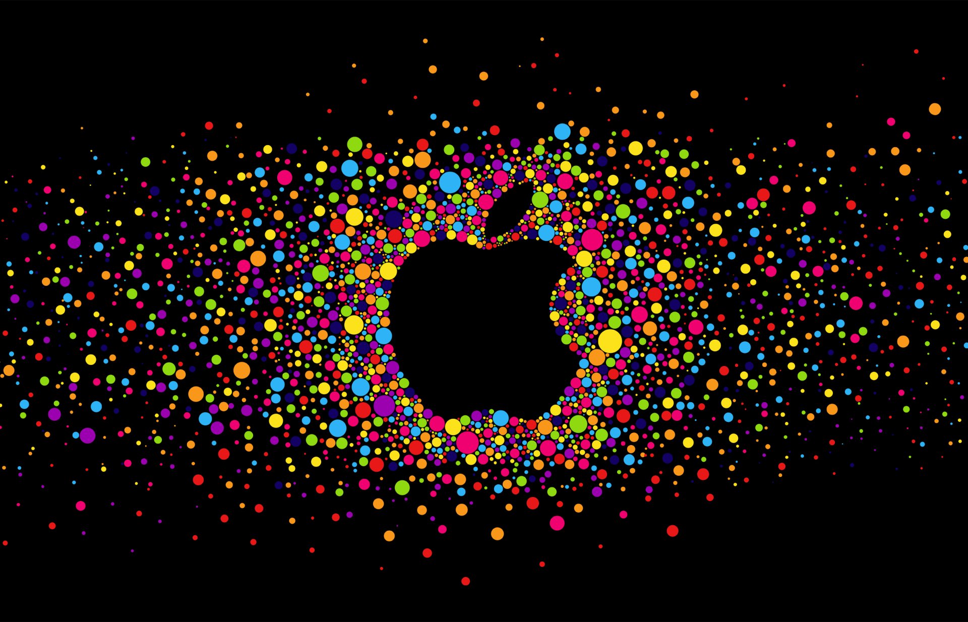 Download Logo Dots Colorful Colors Apple Inc. Technology Apple Inc.  HD Wallpaper