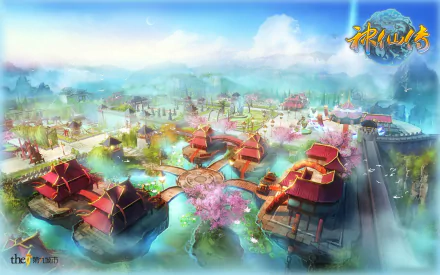 fantasy video game Jade Dynasty HD Desktop Wallpaper | Background Image
