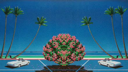 artistic vaporwave HD Desktop Wallpaper | Background Image