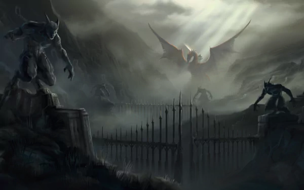 dragon fantasy video game Fallen Enchantress HD Desktop Wallpaper | Background Image