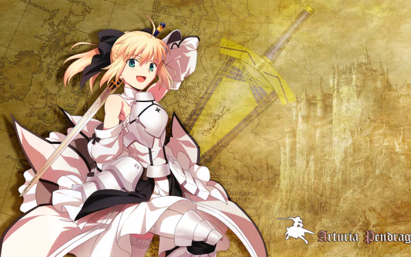 Saber Lily Anime Fate/Stay Night HD Desktop Wallpaper | Background Image