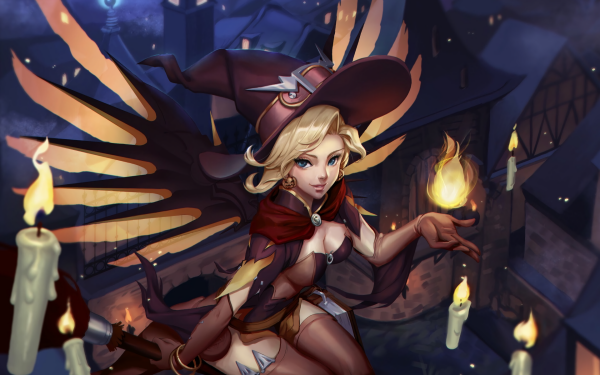 Video Game Overwatch Mercy HD Wallpaper | Background Image