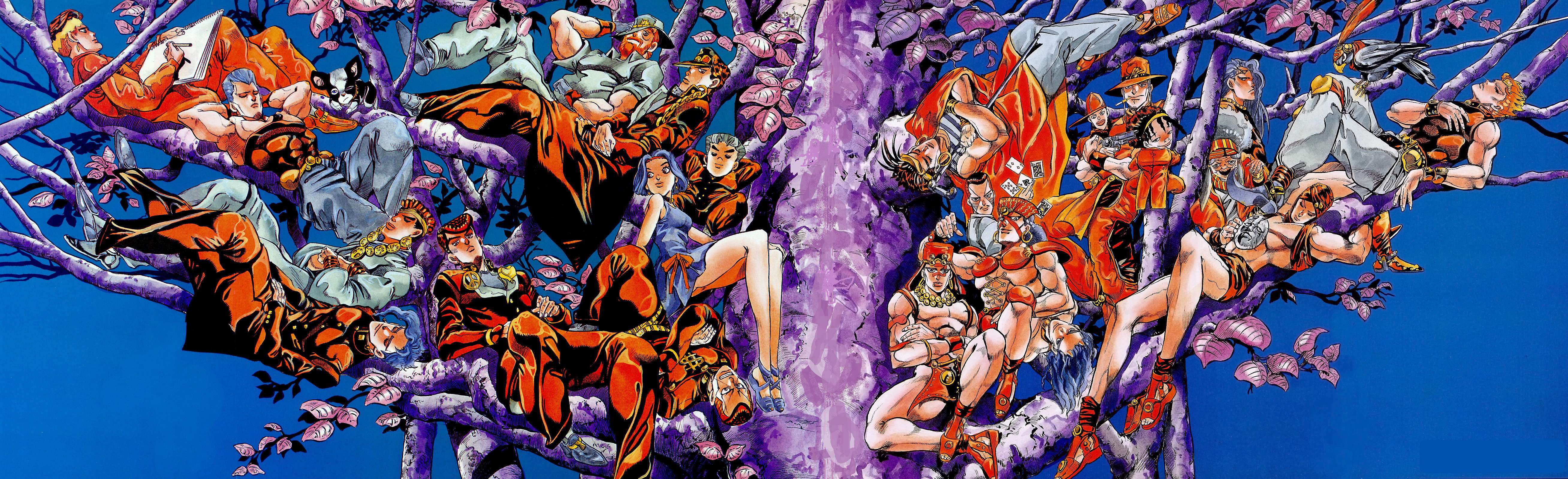 Anime Jojo's Bizarre Adventure HD Wallpaper by Hirohiko Araki