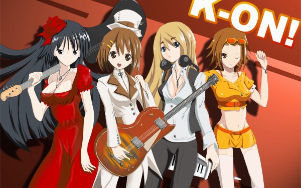 Anime K-ON! Mio Akiyama Yui Hirasawa Tsumugi Kotobuki Ritsu Tainaka HD Wallpaper | Background Image