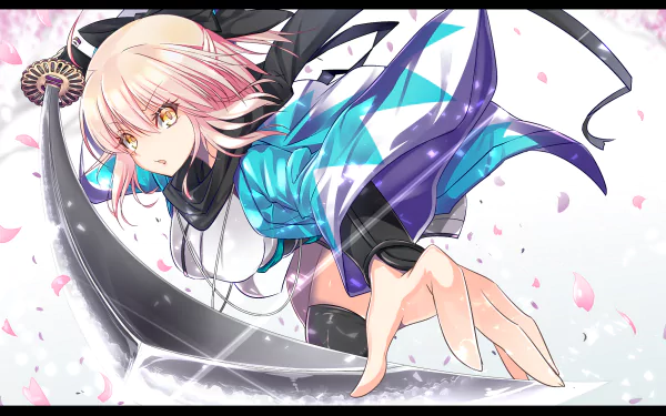 Sakura Saber Anime Fate/KOHA-ACE HD Desktop Wallpaper | Background Image