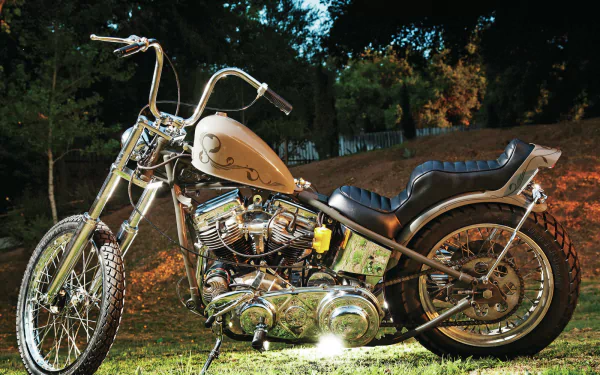 motorcycle vehicle chopper HD Desktop Wallpaper | Background Image