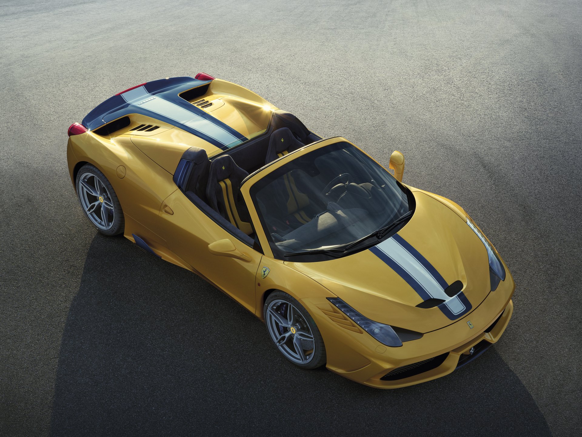 Download Supercar Yellow Car Car Ferrari Vehicle Ferrari 458 Speciale A HD Wallpaper