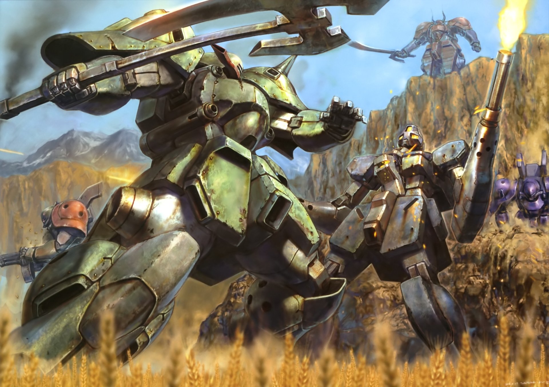 After War Gundam X Fondo de pantalla HD Fondo de Escritorio 3035x2141 ID759404