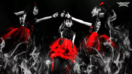 oriental asian Japanese metal idol heavy metal music Babymetal HD Desktop Wallpaper | Background Image