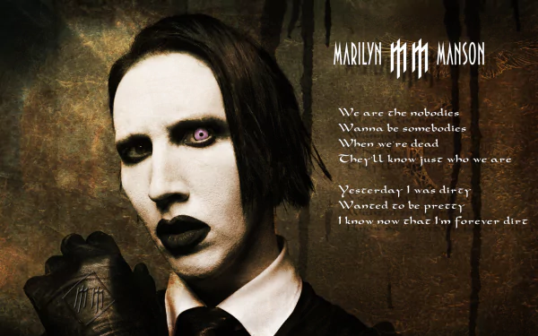 heavy metal industrial metal music Marilyn Manson HD Desktop Wallpaper | Background Image