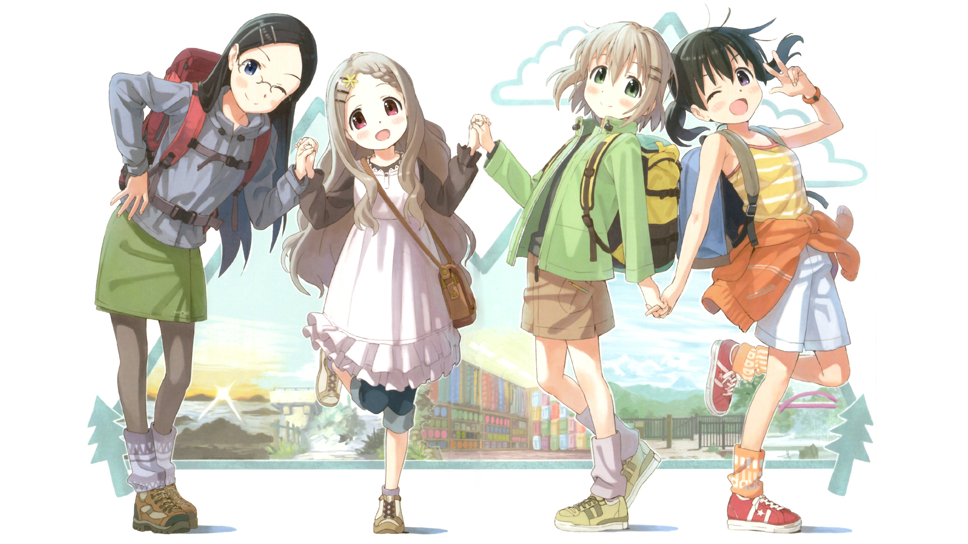 Anime Yama no Susume HD Wallpaper | Background Image