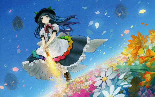 Tenshi Hinanawi Anime Touhou HD Desktop Wallpaper | Background Image