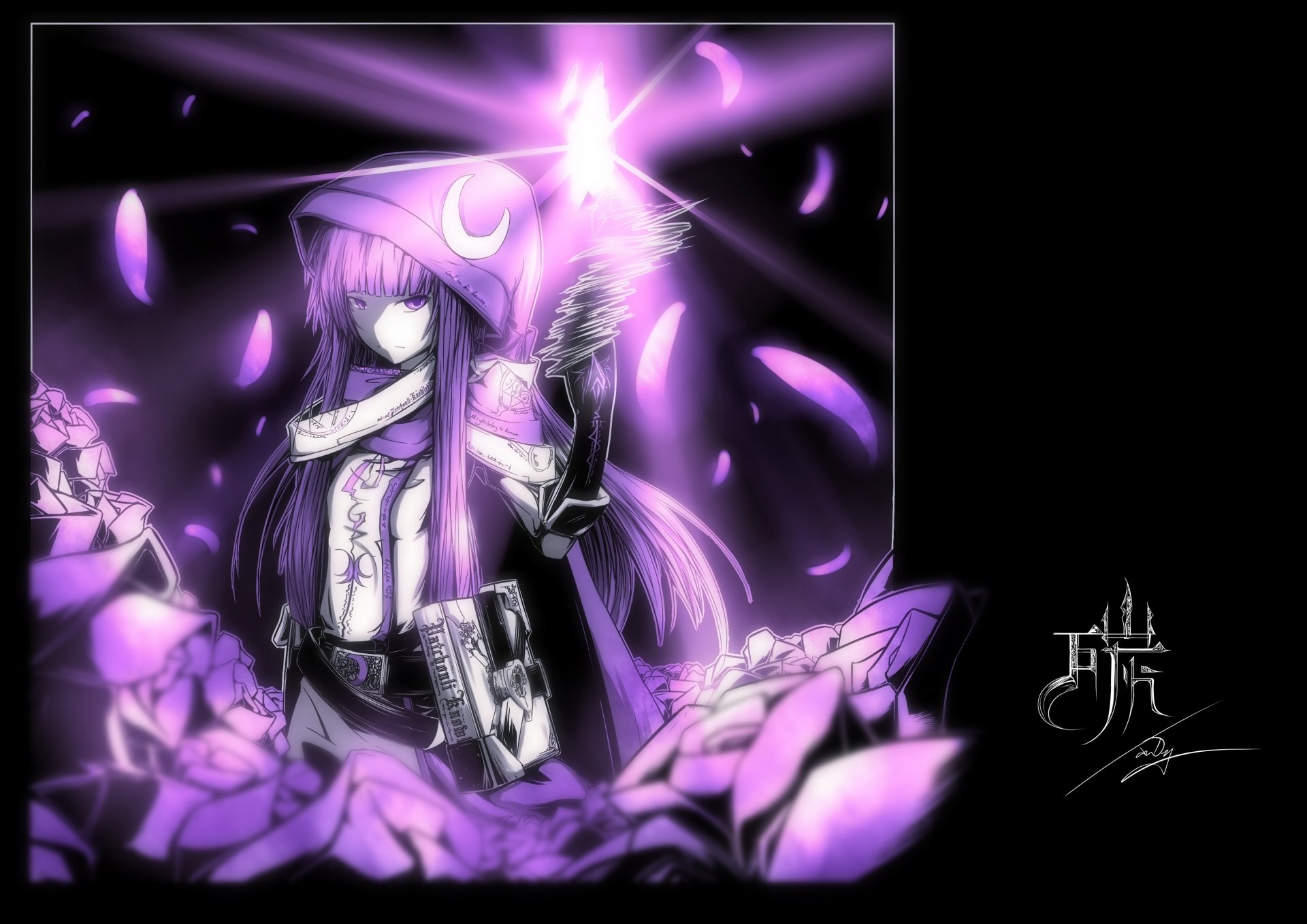 Download Patchouli Knowledge Anime Touhou HD Wallpaper