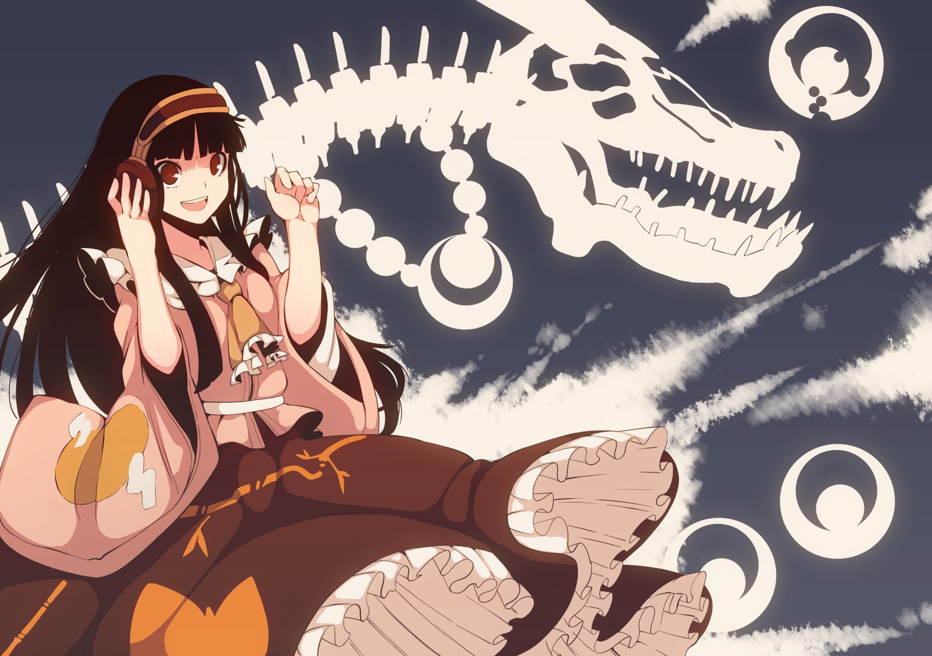 Download Kaguya Houraisan Anime Touhou HD Wallpaper