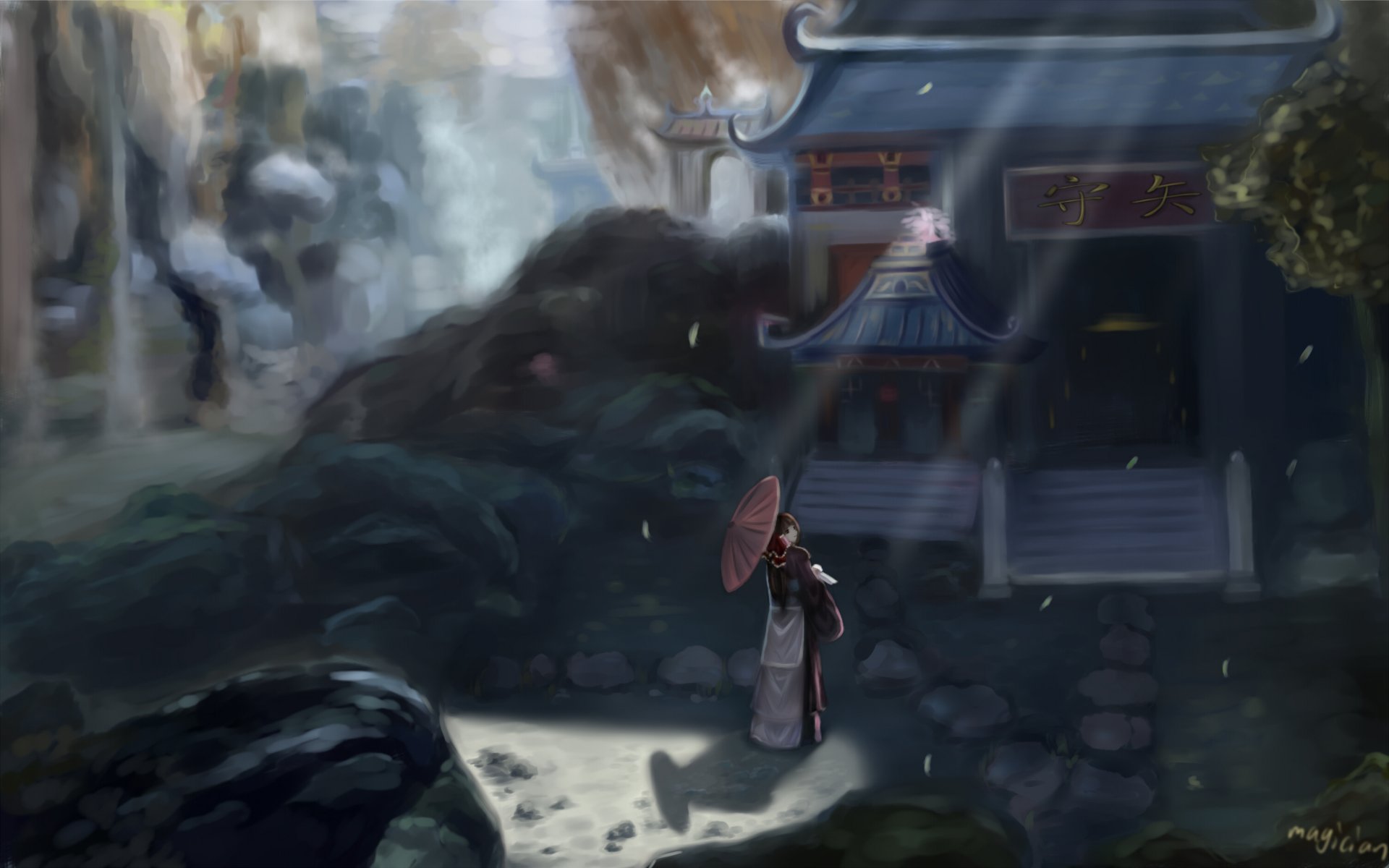 Download Kaguya Houraisan Anime Touhou HD Wallpaper