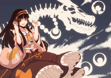 Kaguya Houraisan Anime Touhou HD Desktop Wallpaper | Background Image