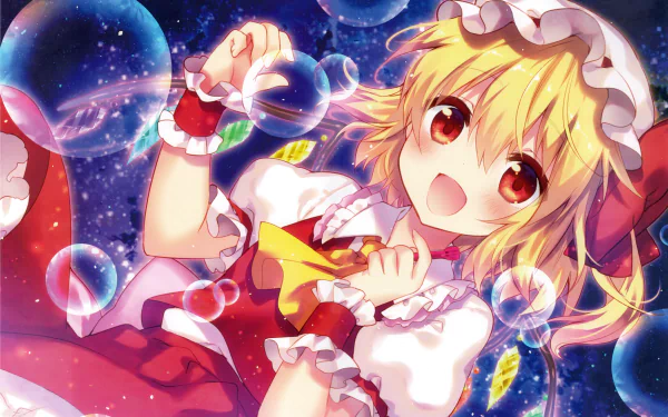 Flandre Scarlet Anime Touhou HD Desktop Wallpaper | Background Image