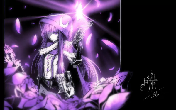 Patchouli Knowledge Anime Touhou HD Desktop Wallpaper | Background Image