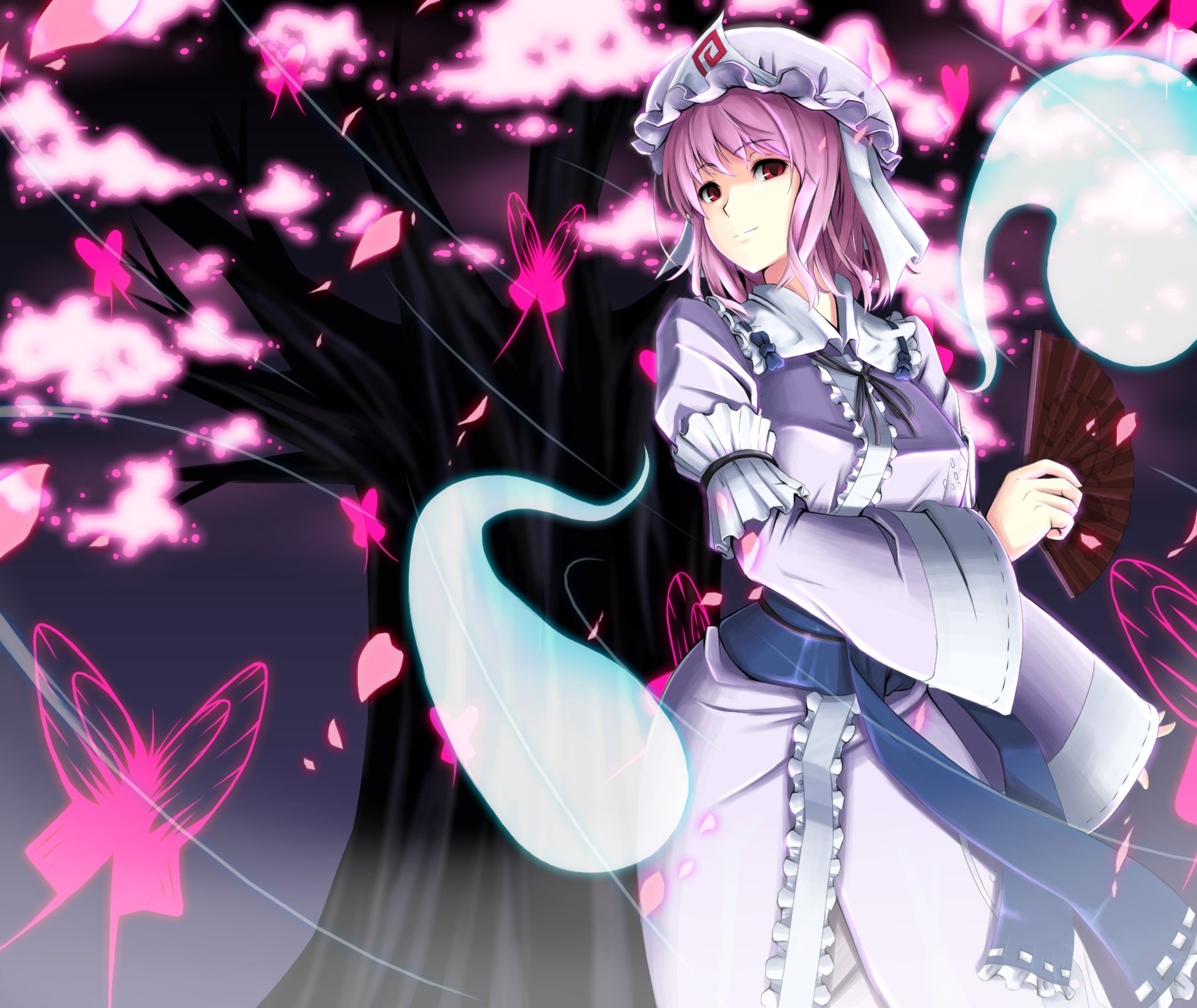 Download Yuyuko Saigyouji Anime Touhou Wallpaper
