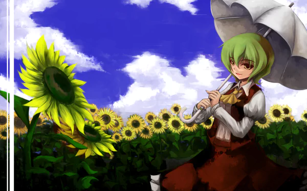 Yuuka Kazami Anime Touhou HD Desktop Wallpaper | Background Image