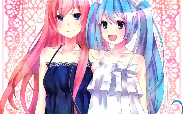 Anime Vocaloid Hatsune Miku Luka Megurine HD Wallpaper | Background Image
