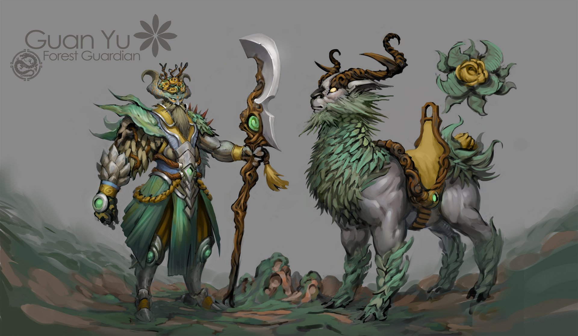 Download Guan Yu (Smite) Video Game Smite HD Wallpaper