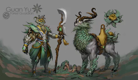 Guan Yu (Smite) video game Smite HD Desktop Wallpaper | Background Image