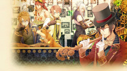 Sissy (Code: Realize) Saint-Germain (Code: Realize) Impey Barbicane Victor Frankenstein Arsène Lupin (Code: Realize) Abraham Van Helsing video game Code: Realize HD Desktop Wallpaper | Background Image