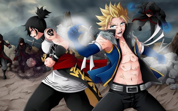 Anime Fairy Tail Sting Eucliffe Rogue Cheney HD Wallpaper | Background Image