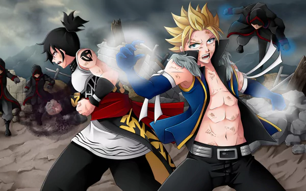 Rogue Cheney Sting Eucliffe Anime Fairy Tail HD Desktop Wallpaper | Background Image