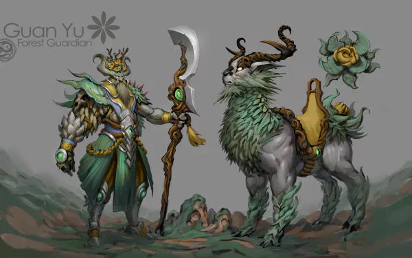 Guan Yu (Smite) video game Smite HD Desktop Wallpaper | Background Image