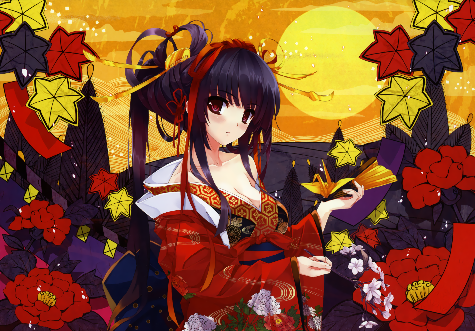 Download Anime Geisha 4k Ultra HD Wallpaper
