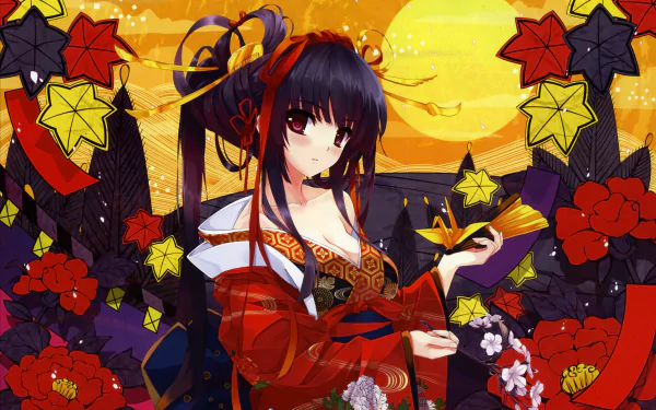 Anime geisha HD Desktop Wallpaper | Background Image