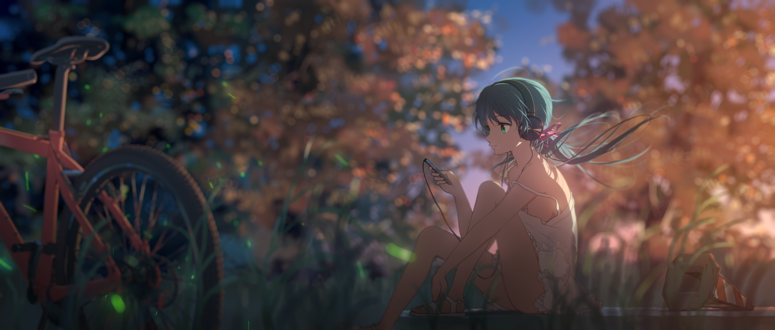 Download Anime Headphones HD Wallpaper