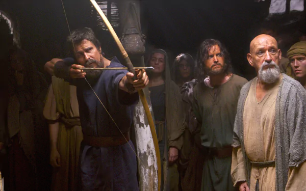 Aaron Paul Ben Kingsley Christian Bale movie Exodus: Gods and Kings HD Desktop Wallpaper | Background Image