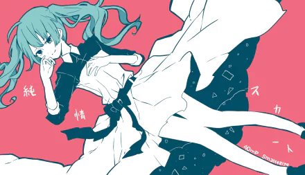 Hatsune Miku Anime Vocaloid HD Desktop Wallpaper | Background Image