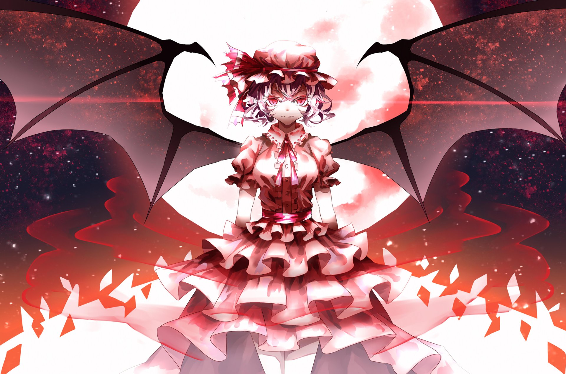 Download Remilia Scarlet Anime Touhou HD Wallpaper by 暮也MUY