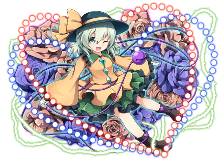 Koishi Komeiji Anime Touhou HD Desktop Wallpaper | Background Image