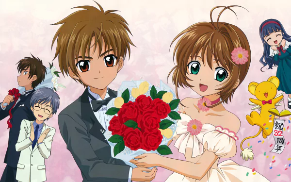 Toya Kinomoto Yukito Tsukishiro Keroberos (Card Captor Sakura) Tomoyo Daidouji Syaoran Li Sakura Kinomoto Anime Cardcaptor Sakura HD Desktop Wallpaper | Background Image