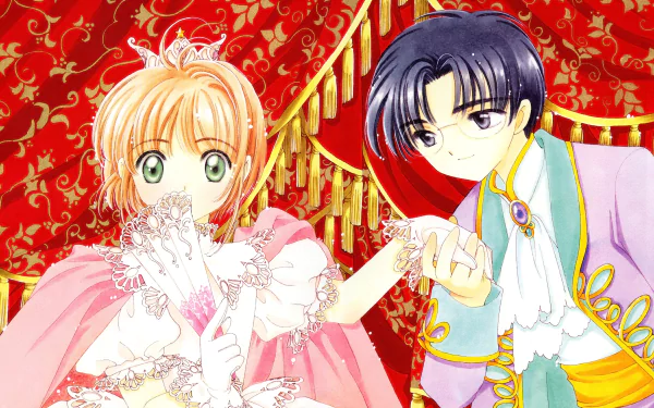 Eriol Hiiragizawa Sakura Kinomoto Anime Cardcaptor Sakura HD Desktop Wallpaper | Background Image